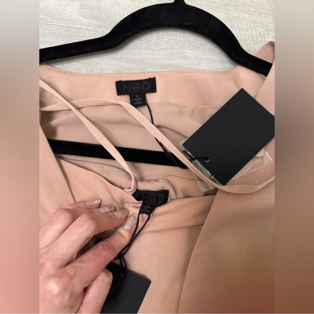 NBD Nude Elegant Mini Dress - Picture 4 of 6